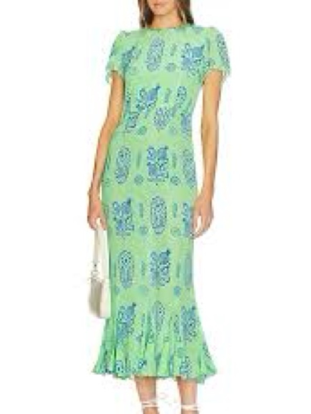 RHODE Lulani Dress in Clover Block